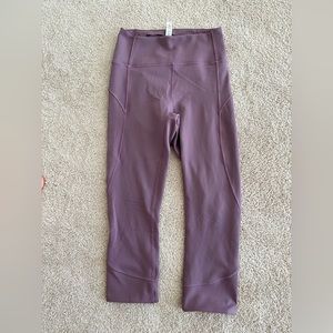 Lululemon crop leggings size 4